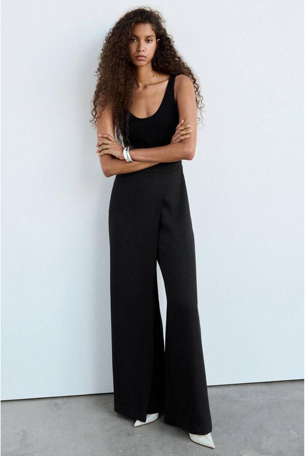Mango jumpsuit zwart