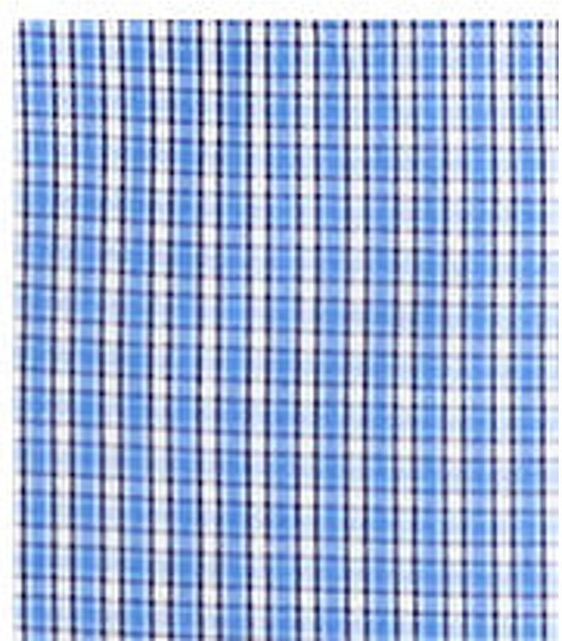 Mango katoenen geruite mini jurk met spaghettibandjes en ruches blauw - Foto 2