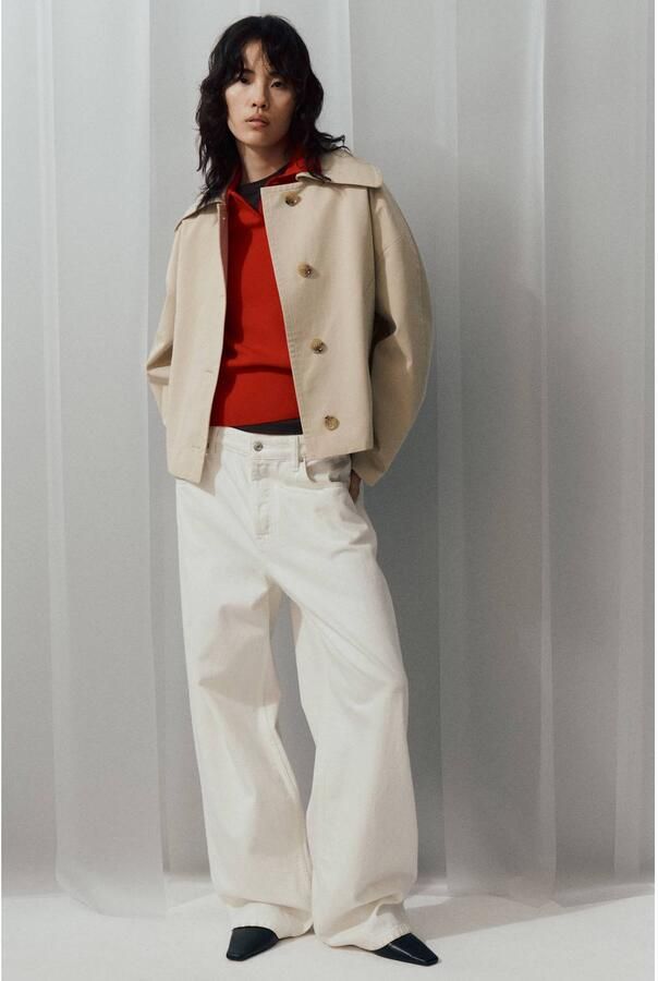 Mango katoenen trenchcoat beige - Foto 2