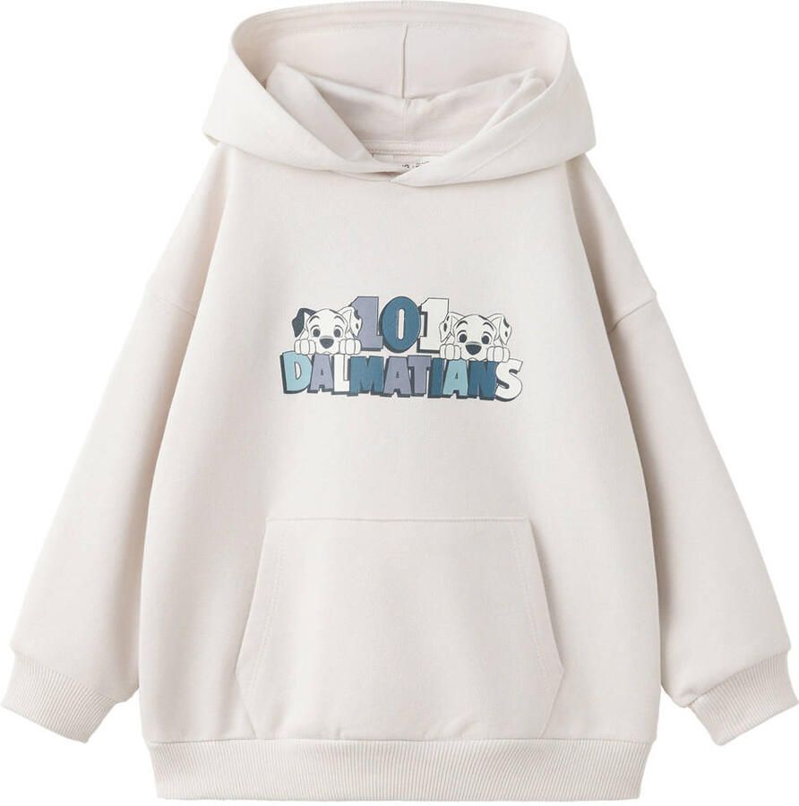 Mango Kids 101 Dalmatiërs sweater met backprint pastelgrijs