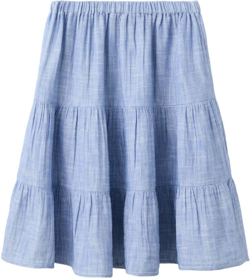 Mango Kids A-lijn rok blauw - Foto 2