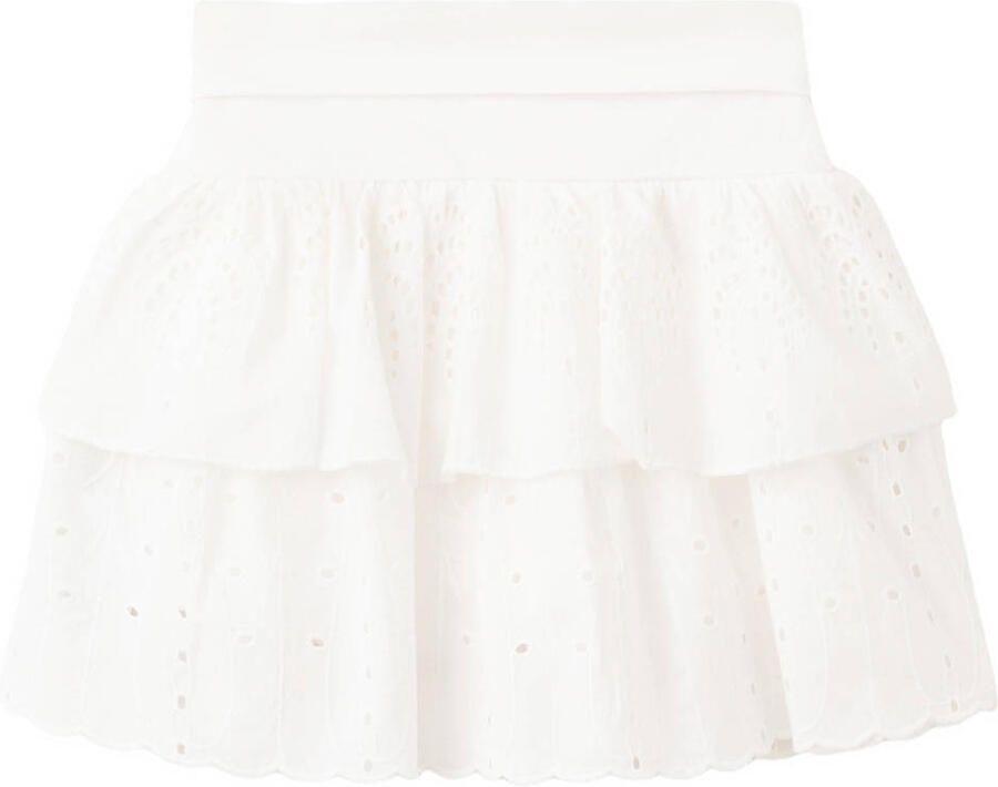 Mango Kids A-lijn rok wit