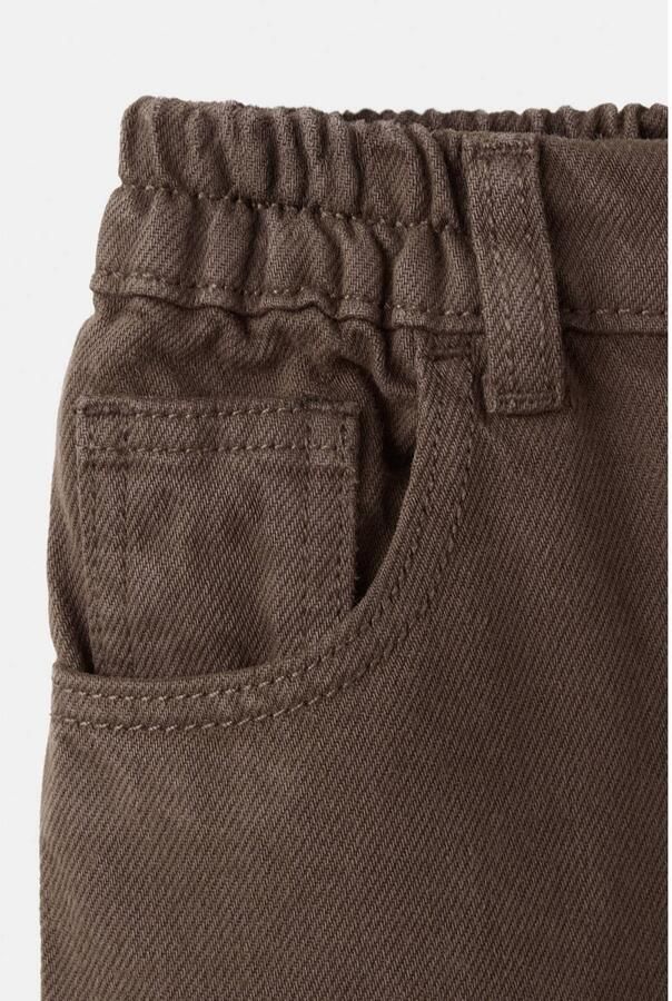 Mango Kids ballon barrel jeans donkerbruin - Foto 2