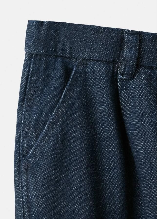 Mango Kids ballon barrel jeans mediumblauw - Foto 2