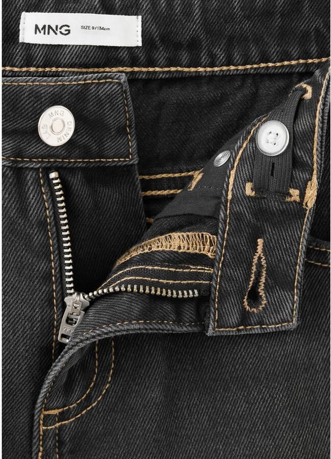 Mango Kids ballon barrel jeans zwart - Foto 2