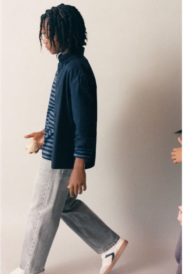 Mango Kids ballon wide leg jeans grijs - Foto 2