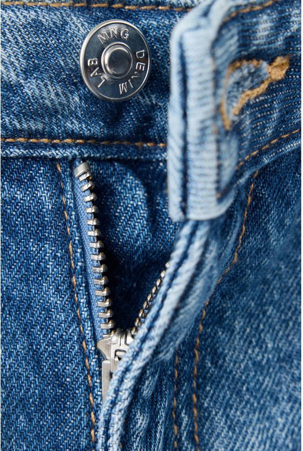 Mango Kids ballon wide leg jeans mediumblauw - Foto 3