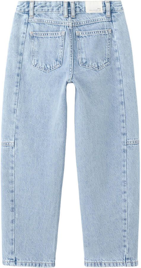Mango Kids barrel jeans light blue denim - Foto 3
