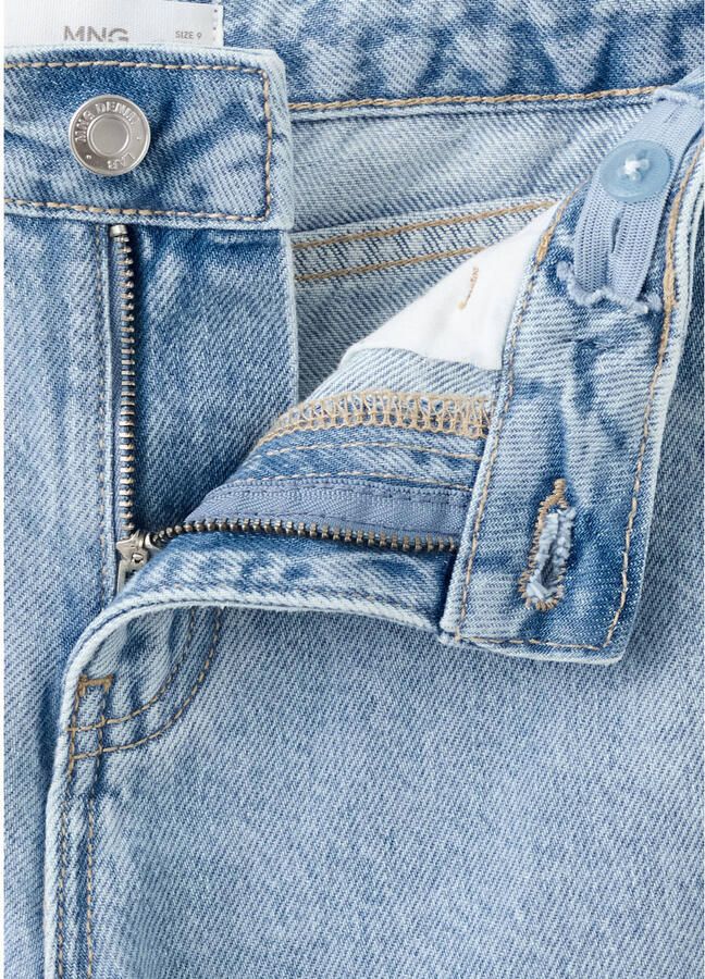 Mango Kids barrel jeans light blue denim - Foto 2