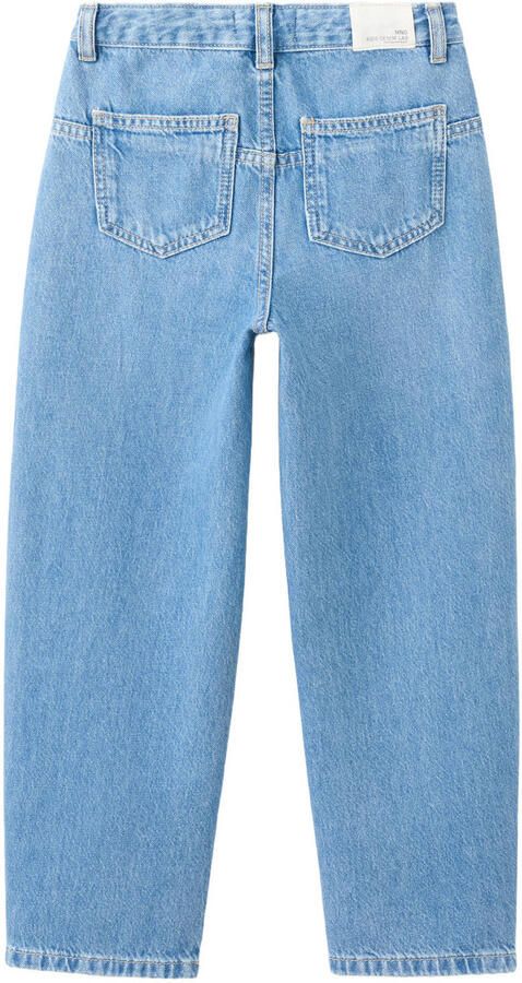 Mango Kids barrel jeans medium blue denim - Foto 2