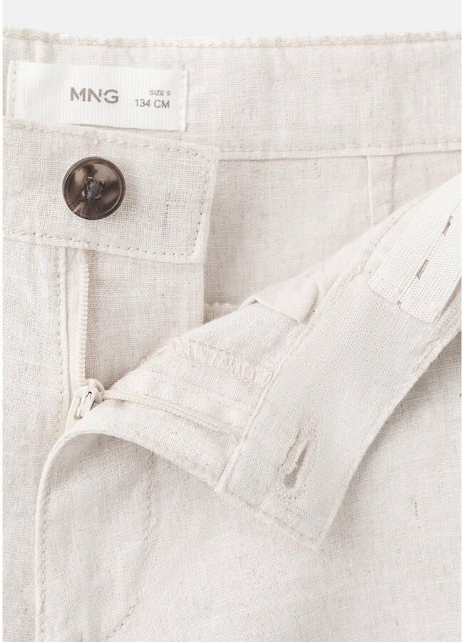 Mango Kids bermuda short met linnen - Foto 3