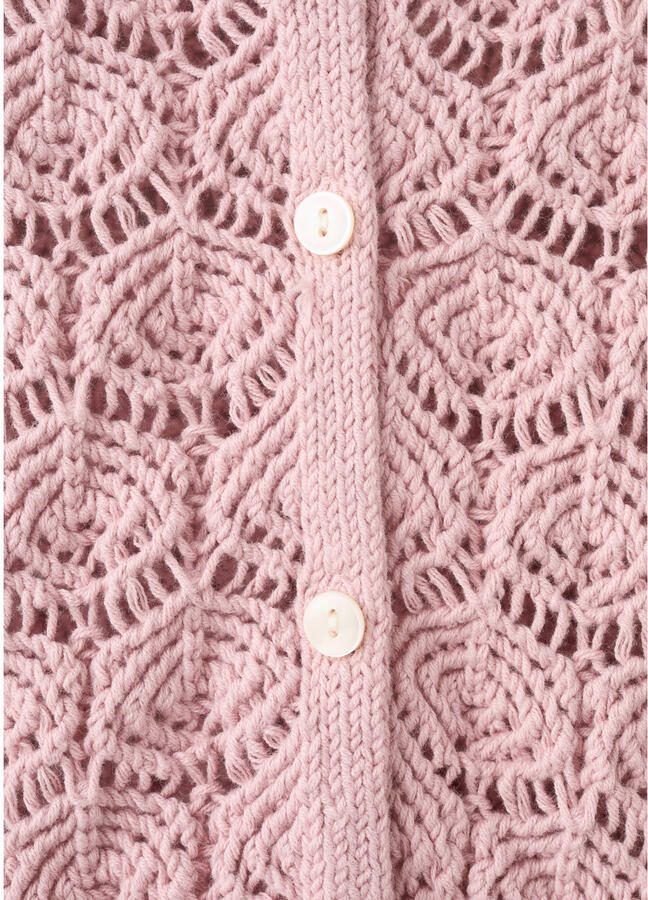 Mango Kids blouse lichtroze - Foto 3