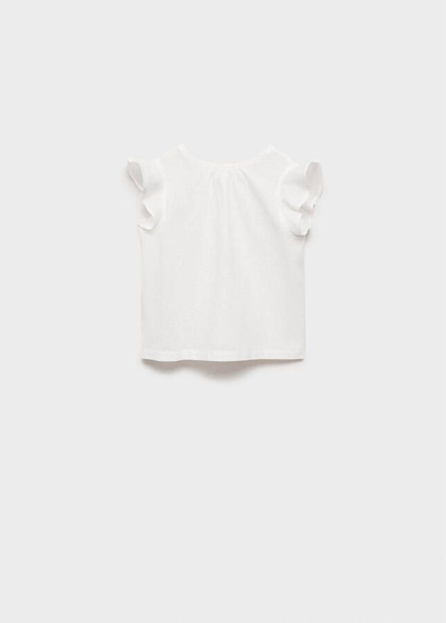 Mango Kids blouse wit - Foto 3
