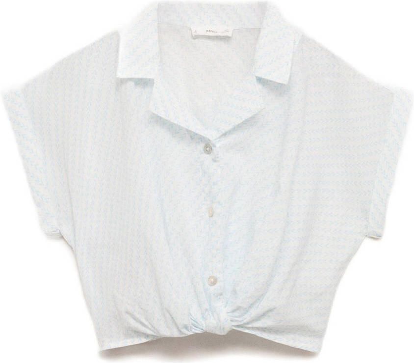 Mango Kids blouse wit - Foto 1