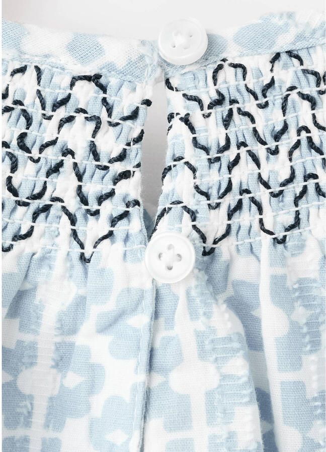 Mango Kids blousejurk lichtblauw - Foto 2