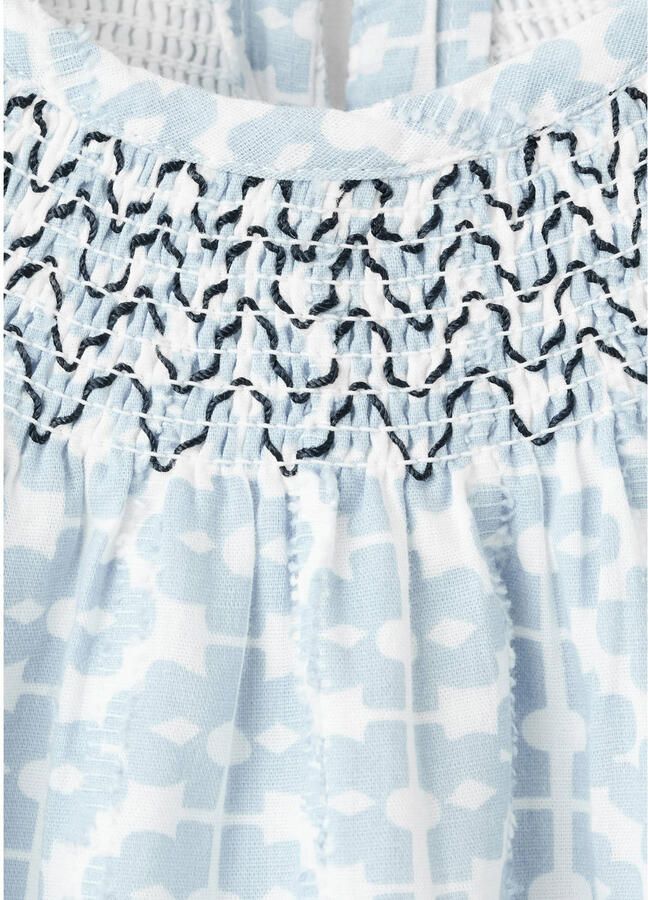 Mango Kids blousejurk lichtblauw - Foto 3