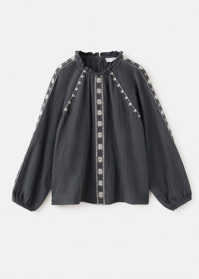 Mango Kids blousetop antraciet