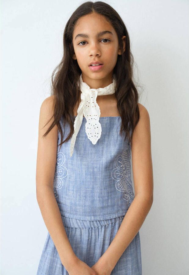 Mango Kids blousetop blauw