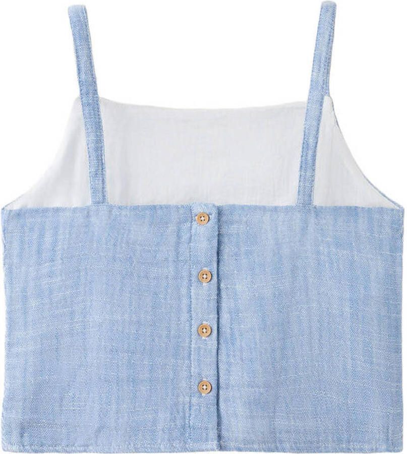 Mango Kids blousetop blauw - Foto 2