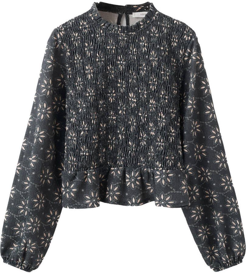 Mango Kids blousetop donkerblauw