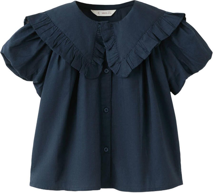 Mango Kids blousetop donkerblauw