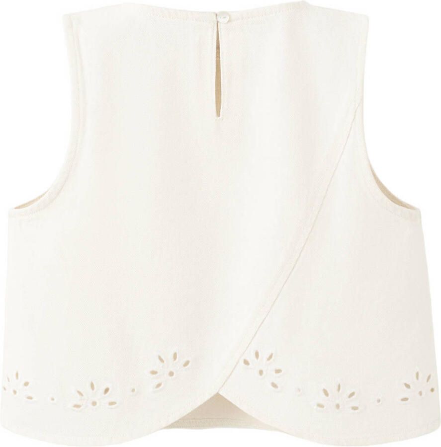Mango Kids blousetop ecru - Foto 2