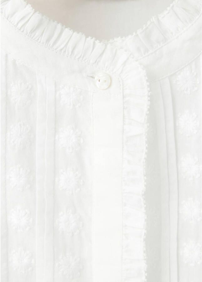 Mango Kids blousetop met ruches ecru - Foto 2