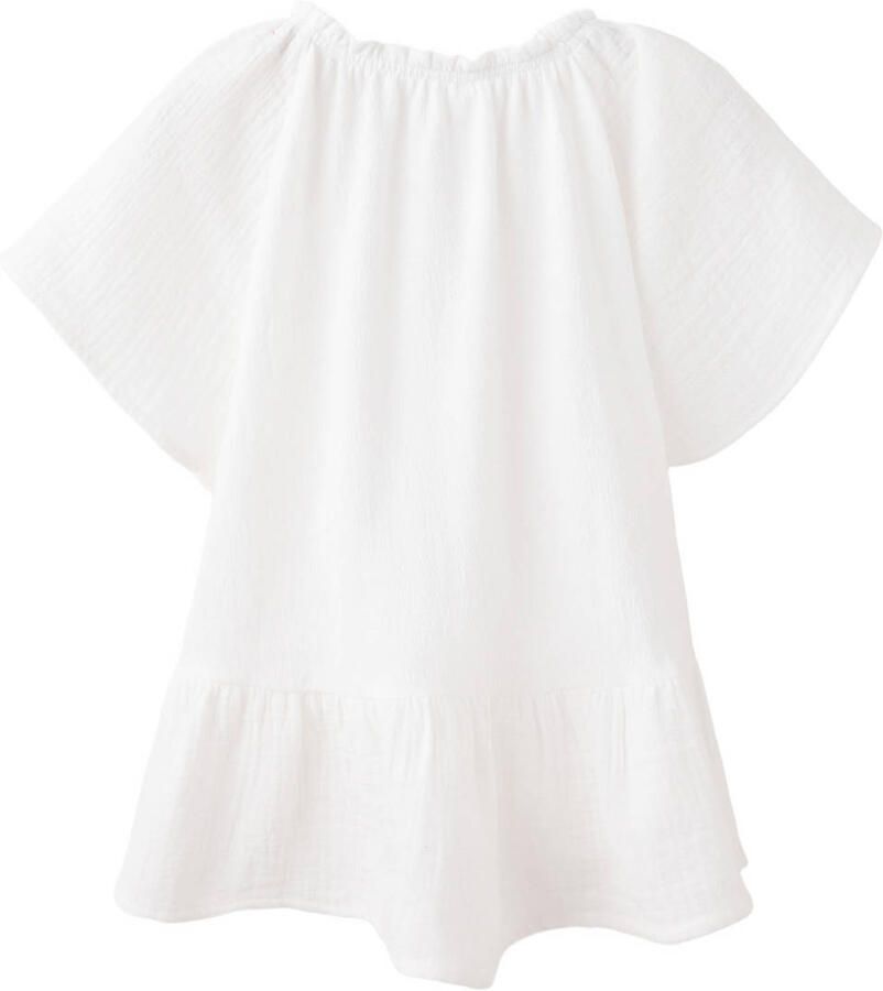 Mango Kids blousetop met ruches wit - Foto 2