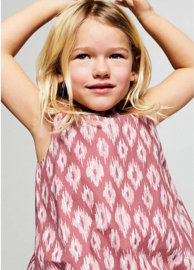 Mango Kids blousetop roze - Foto 3