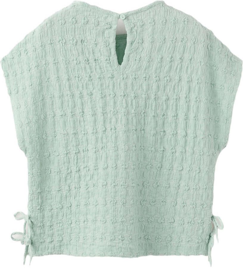 Mango Kids blousetop turquoise - Foto 2