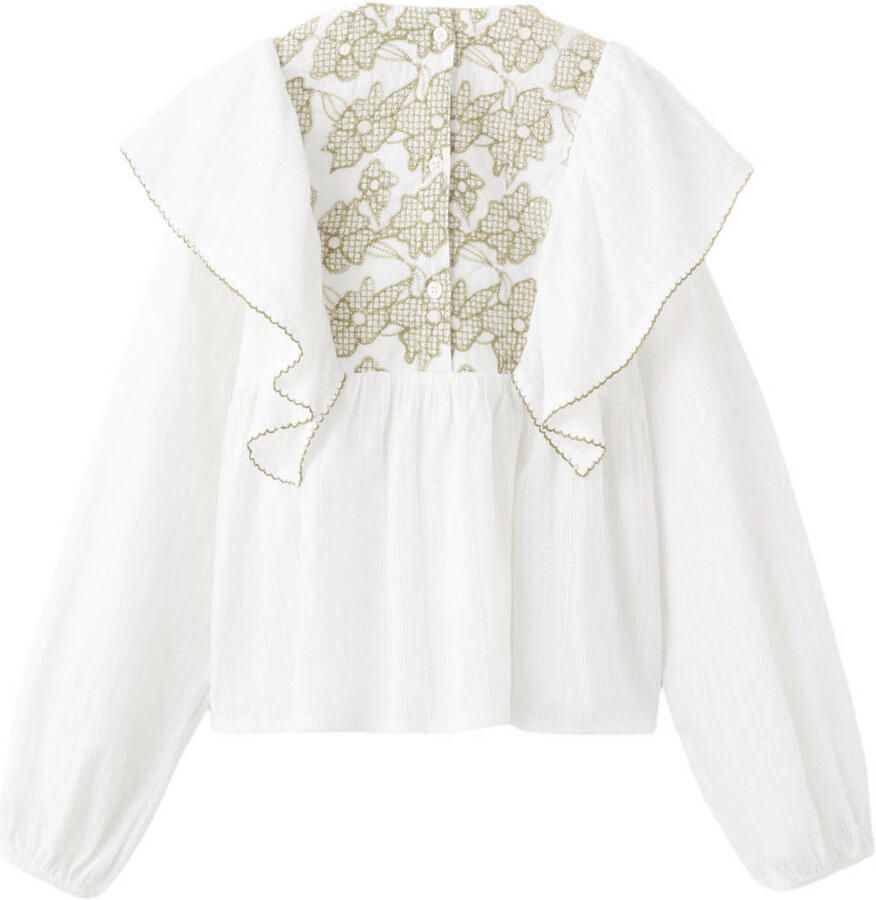 Mango Kids blousetop wit - Foto 2