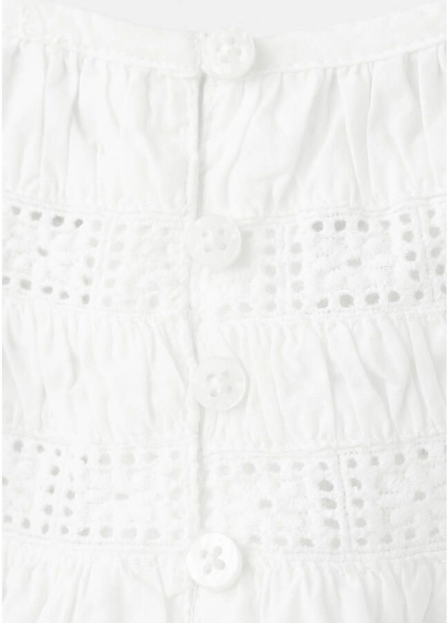 Mango Kids blousetop wit - Foto 3
