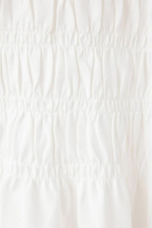 Mango Kids blousetop wit Meisjes Katoen Ronde hals Effen - Foto 3