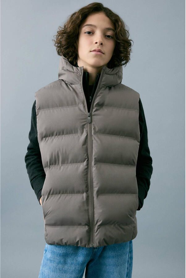 Mango Kids bodywarmer bruin