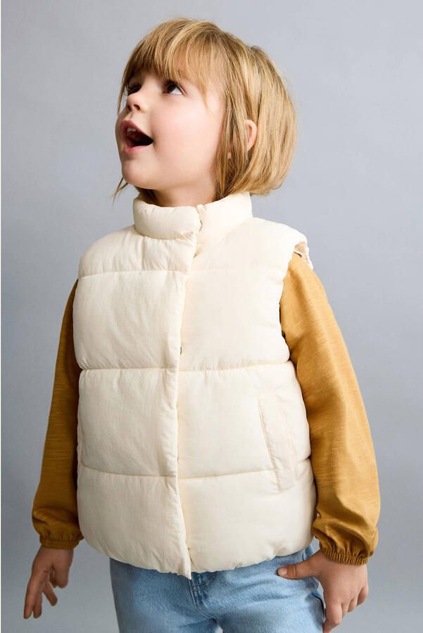 Mango Kids bodywarmer ecru
