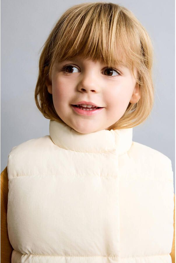 Mango Kids bodywarmer ecru - Foto 3