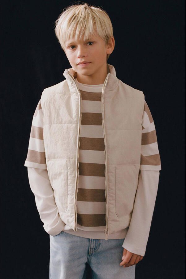 Mango Kids bodywarmer ecru