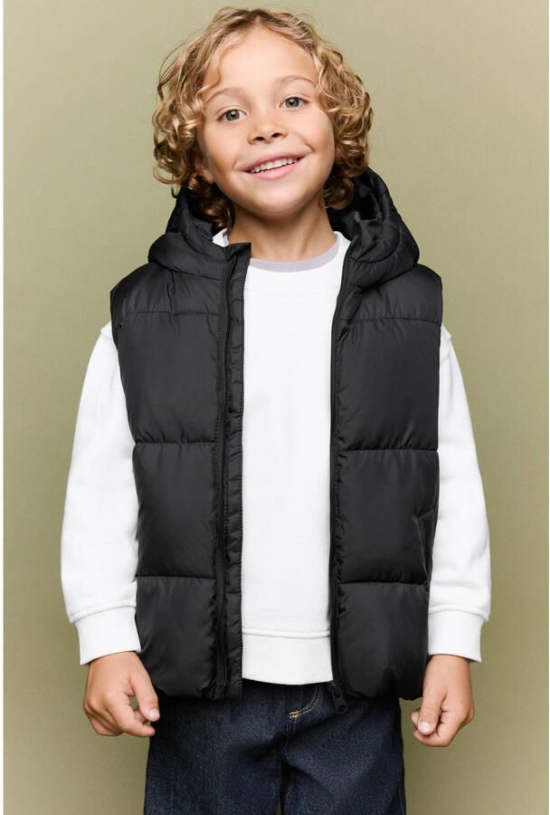 Mango Kids bodywarmer zwart