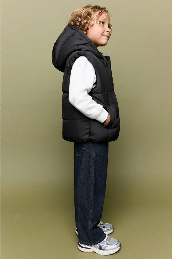 Mango Kids bodywarmer zwart - Foto 3