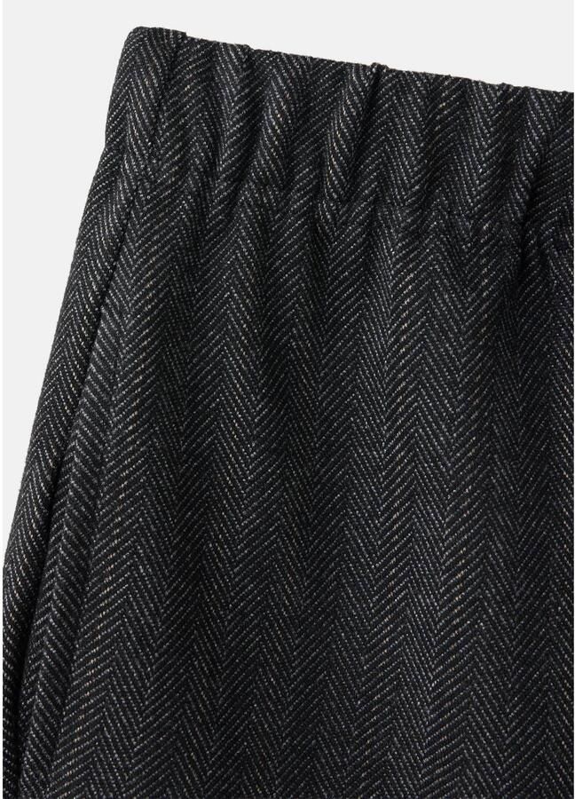 Mango Kids broek antraciet Grijs Jongens Viscose Effen - Foto 2
