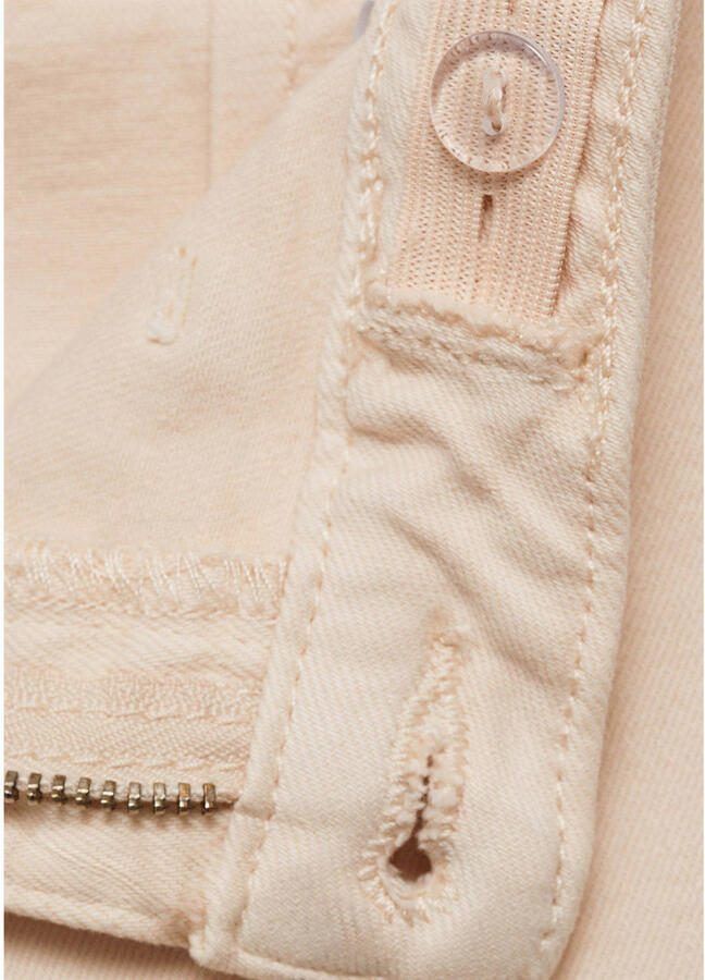 Mango Kids broek beige Meisjes Denim Effen 128 | Broek van - Foto 2