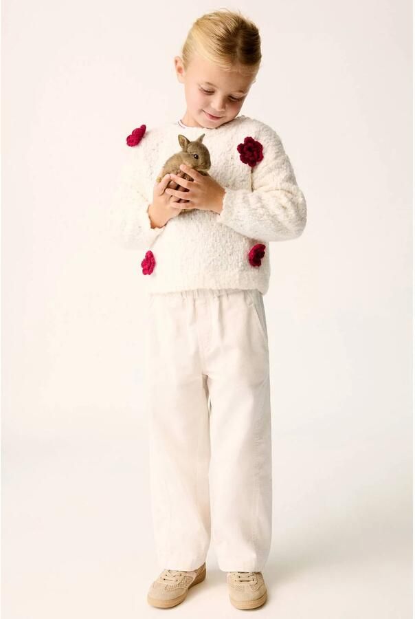 Mango Kids broek ecru