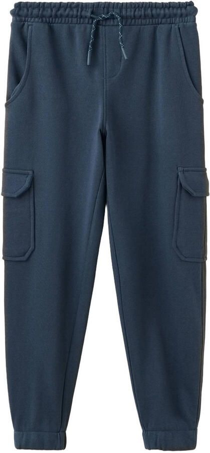 Mango Kids cargobroek donkerblauw