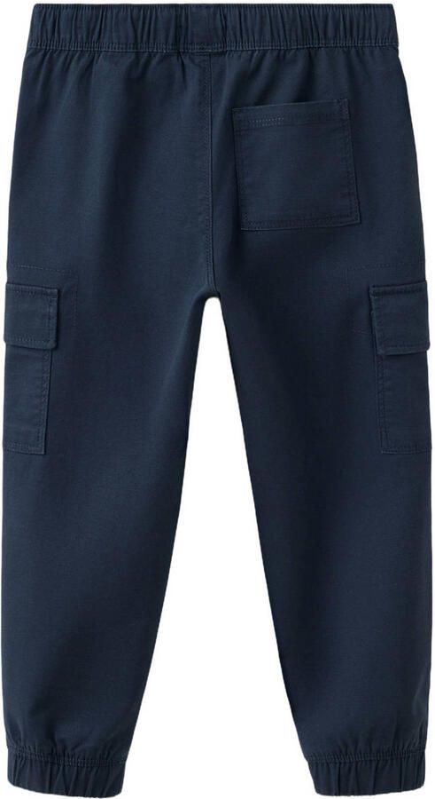 Mango Kids cargobroek donkerblauw - Foto 3