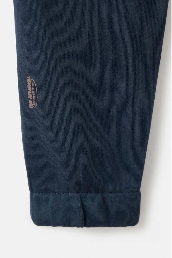 Mango Kids cargobroek donkerblauw - Foto 3