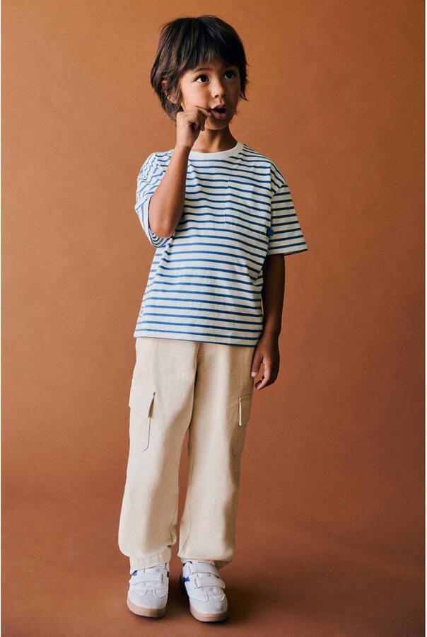 Mango Kids cargobroek zand