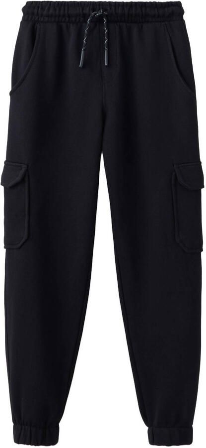Mango Kids cargobroek zwart