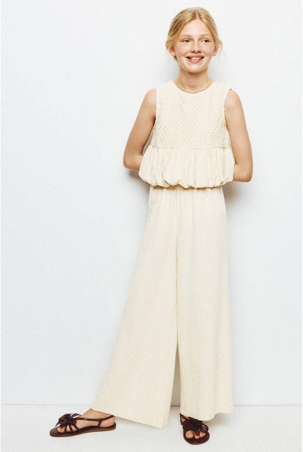 Mango Kids casual broek beige