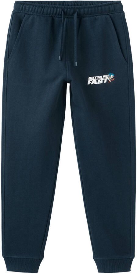 Mango Kids casual broek donkerblauw
