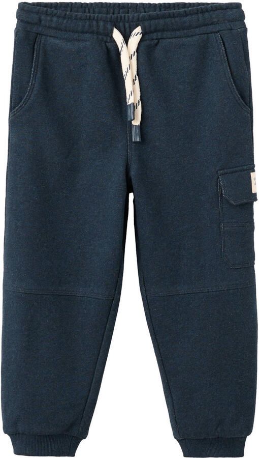 Mango Kids casual broek donkerblauw
